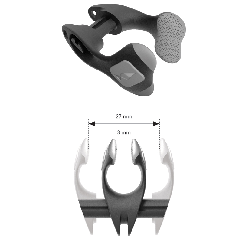 Pince-Nez De Natation, Pince-Nez De Natation En Silicone Souple Avec 2